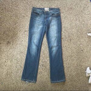 mid rise bootcut jeans